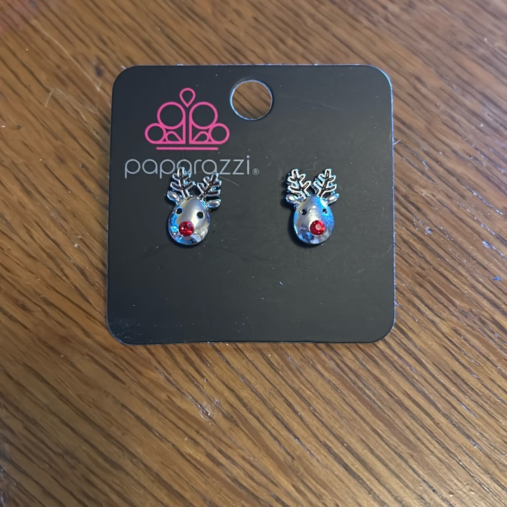 Rudolph silver stud earrings